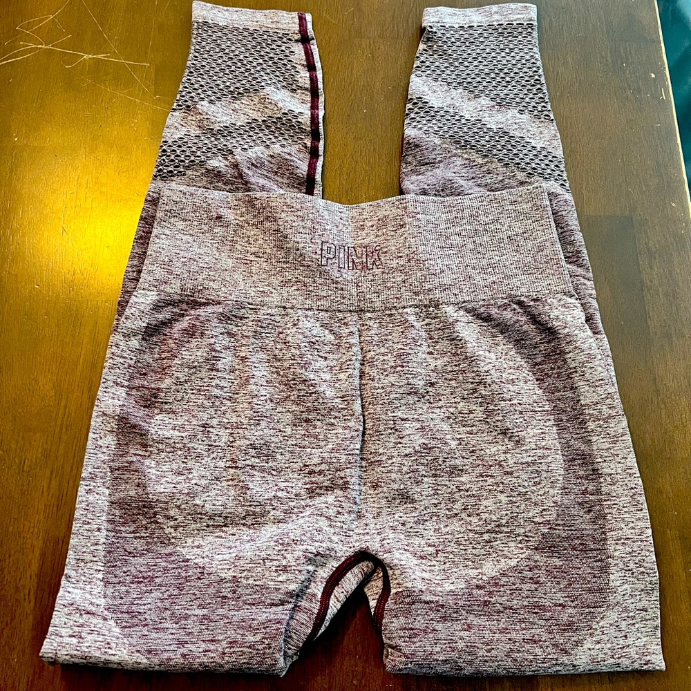Pink seamless leggings